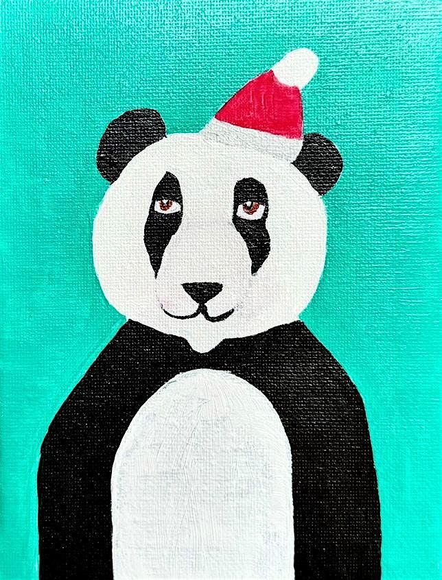 Sip & Paint Christmas Panda Workshop