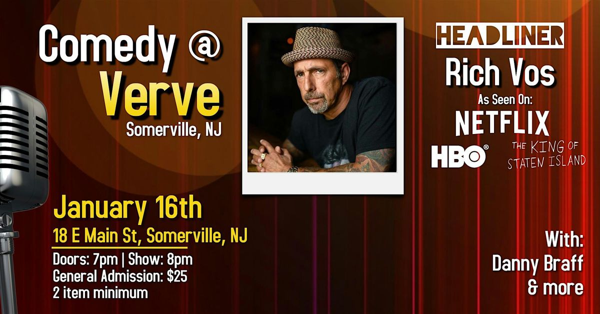 Comedy at Verve w\/ Rich Vos