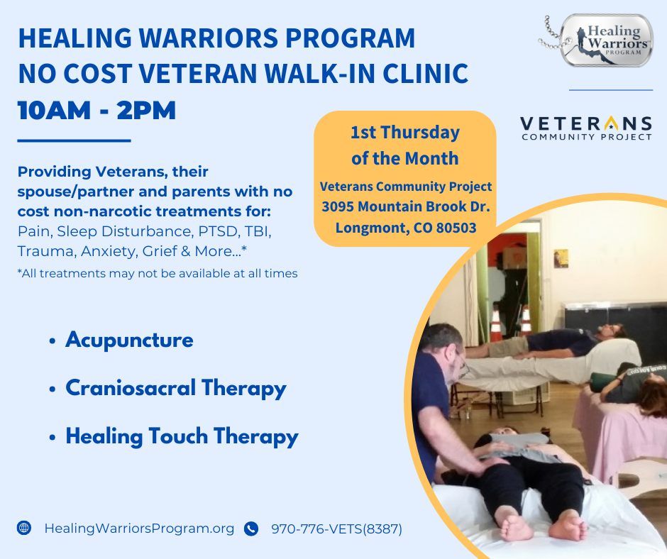 No Cost Veterans Walk In Clinic at Veterans Community Project