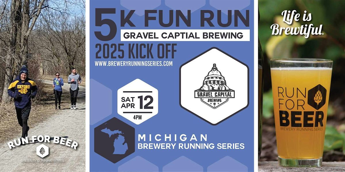 5k Beer Run x GravCap | 2025 Michigan Brewery Running Series