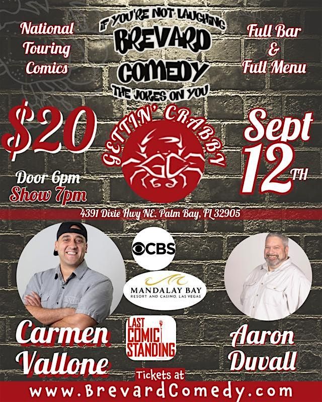 Brevardcomedy at Gettin Crabbys!!!