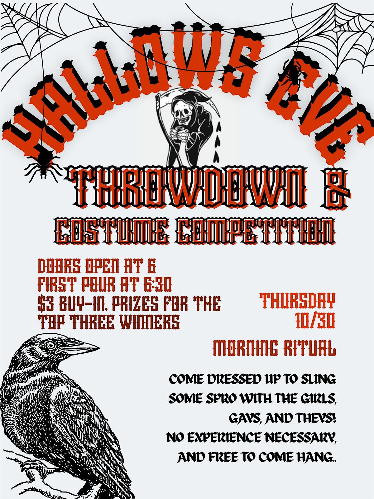 Hallows Eve Latte art Throw-down and Costume Competition
