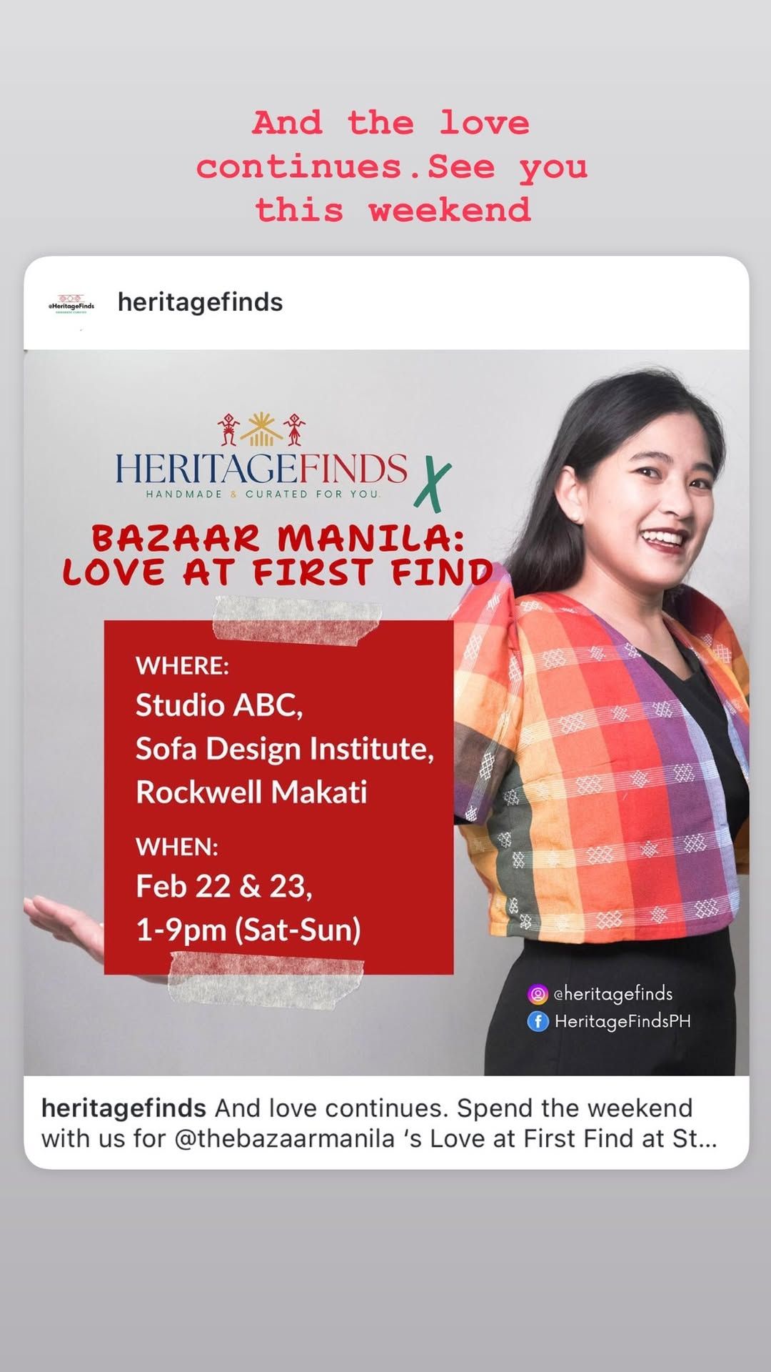 HeritageFinds at Bazaar Manila: Love at First Find