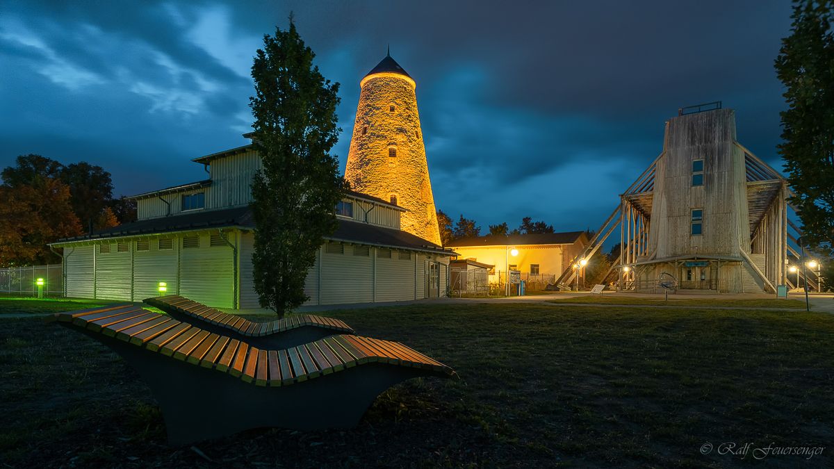 Gradierwerk am Abend