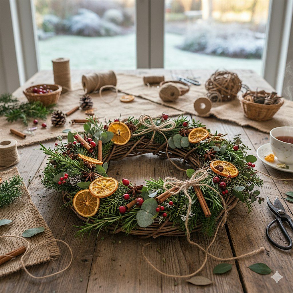 Festive Wreaths Workshop (Sustainability at the Norfolk Centre, Arundel)