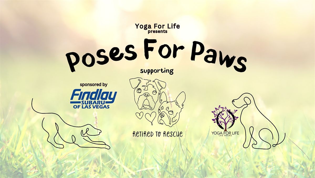 Poses For Paws supporting Retired To Rescue
