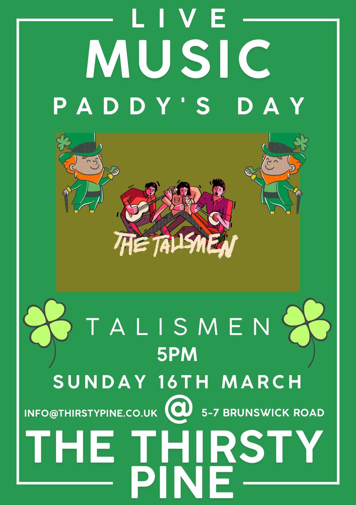 St Patrick's celebrations with The Talismen