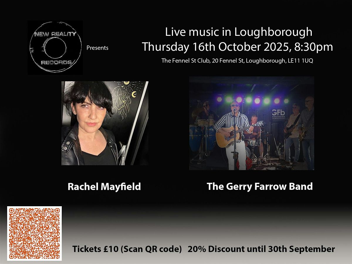 The Gerry Farrow Band + Rachel Mayfield Live