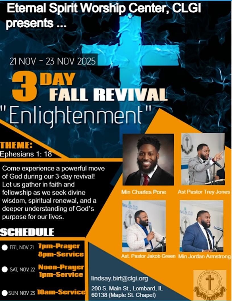 3-Day Fall Revival: Enlightenment