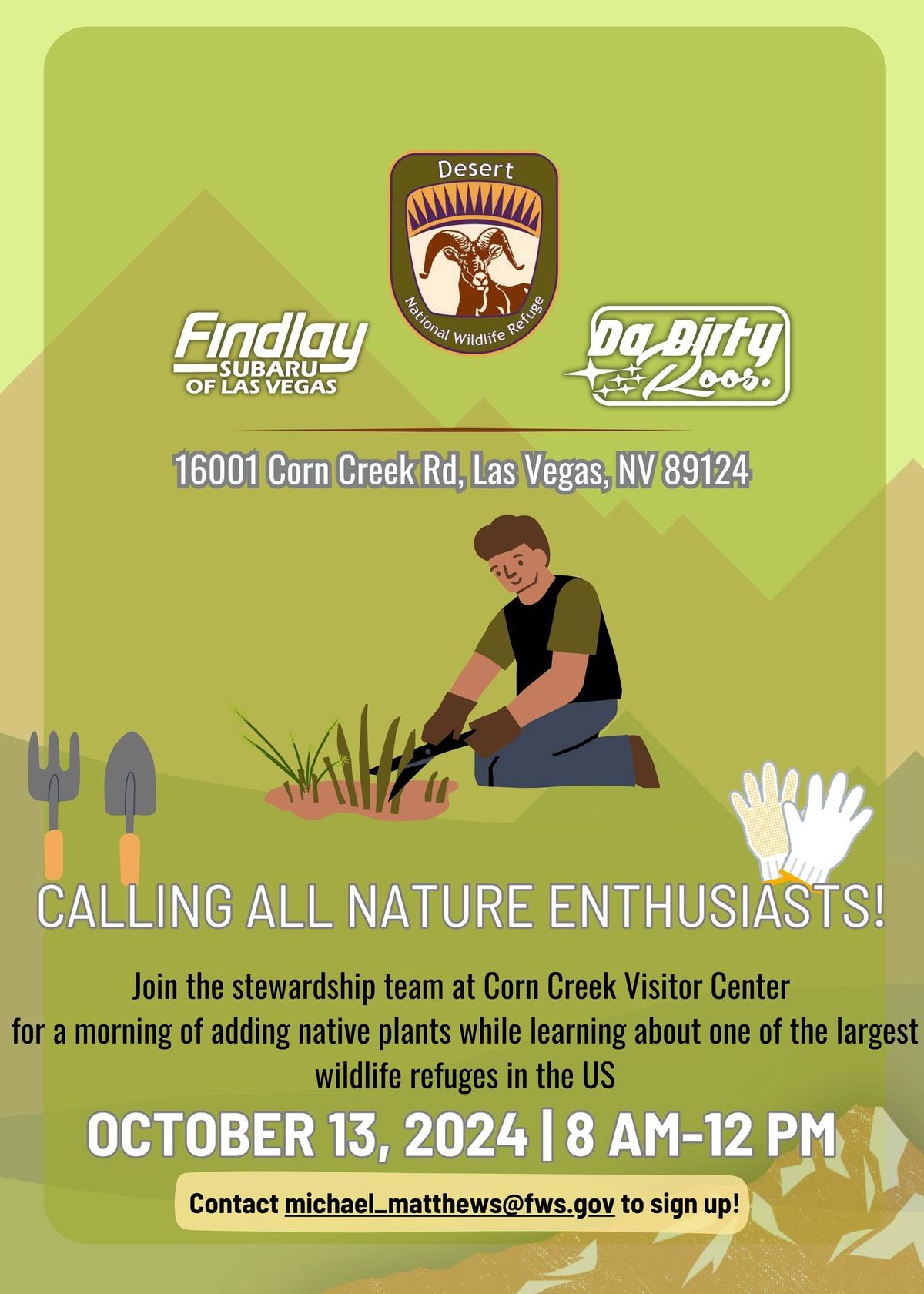 Desert National Wildlife Refuge Planting Event