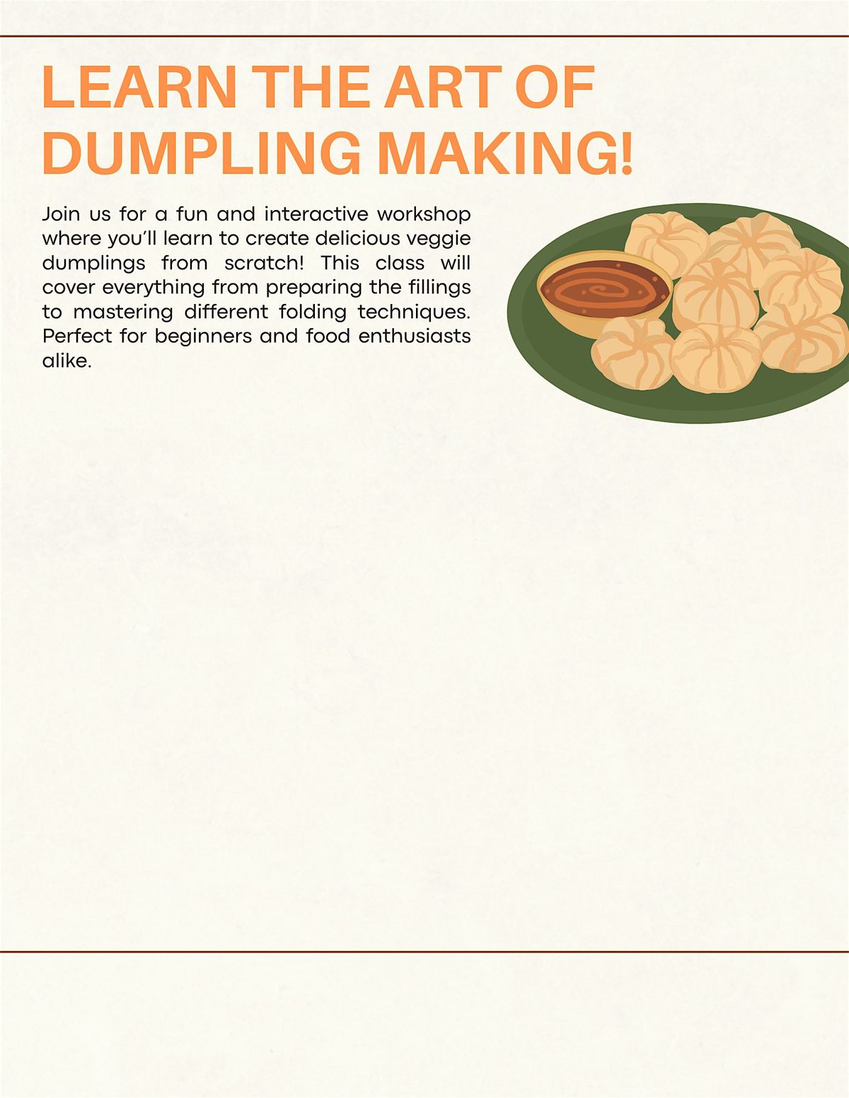 Learn the Art of Dumpling (Momo)Making