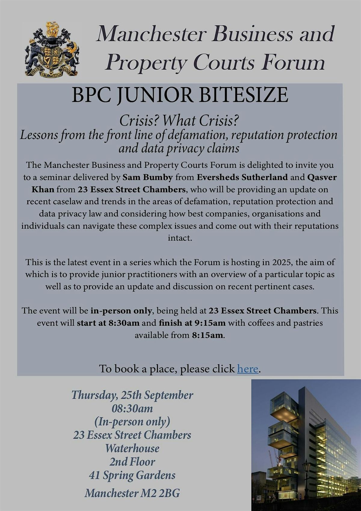 BPC Junior Bitesize