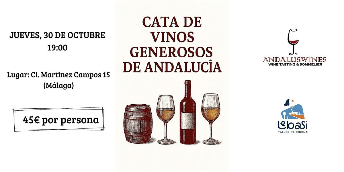 CATA DE VINOS GENEROSOS DE ANDALUC\u00cdA