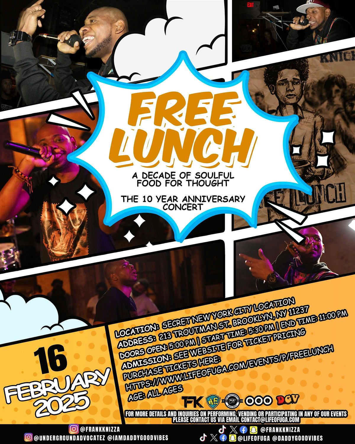 Frank Knight's Free Lunch The 10 Year Anniversary Concert