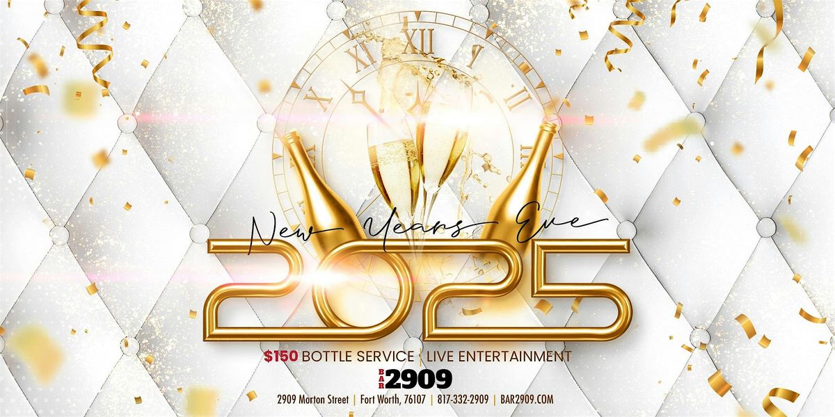 Celebrate New Year\u2019s Eve at BAR 2909!