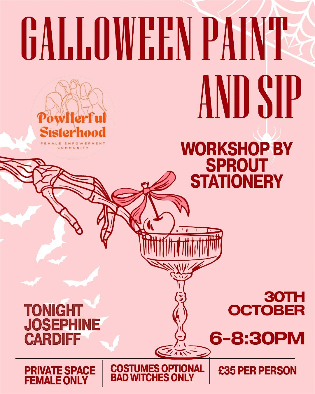 Galloween Paint and Sip