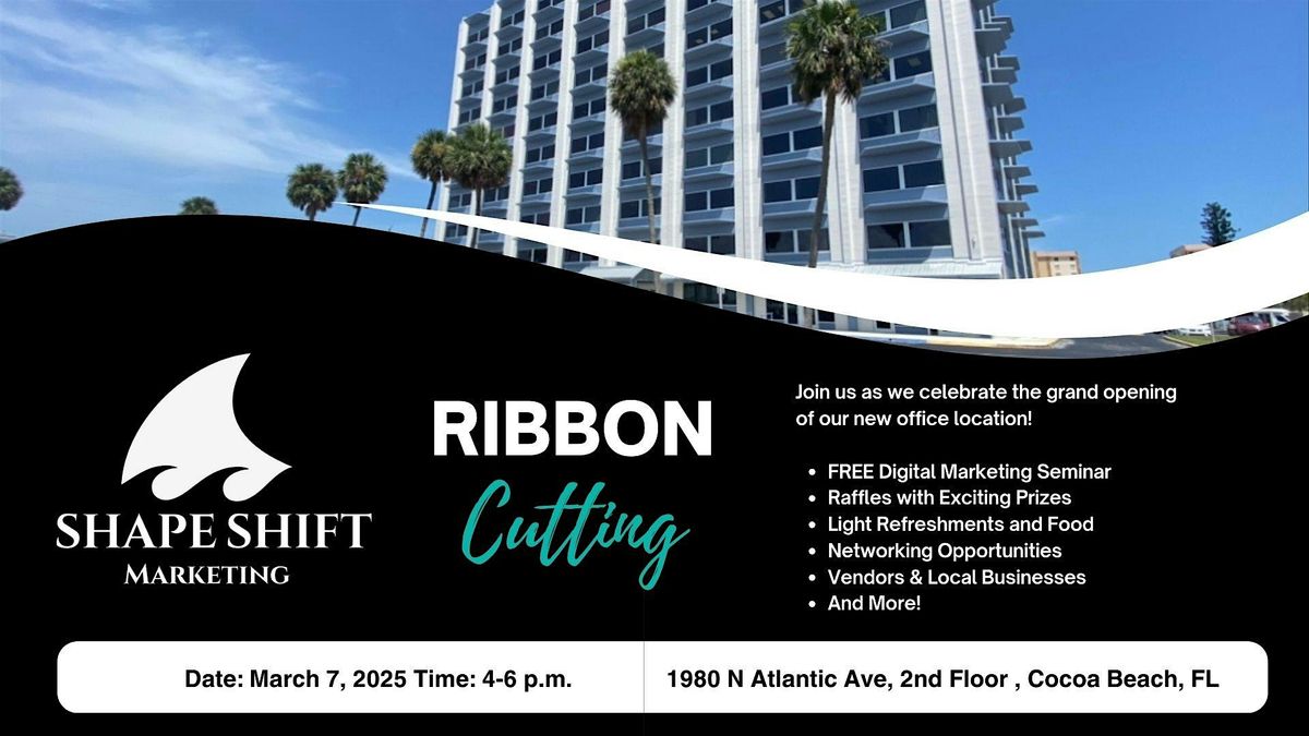 Shape Shift Marketing Ribbon Cutting & Business Mixer \u2013 Connect, Celebrate,