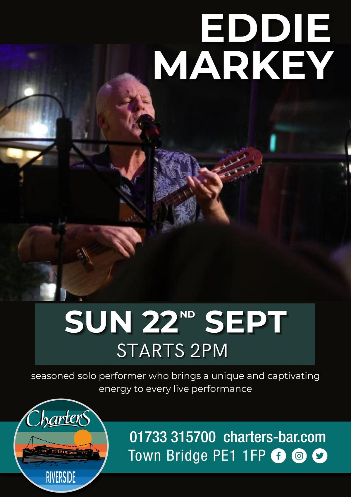 EDDIE MARKEY - THE SILVER FOX - LIVE MUSIC - FREE ENTRY