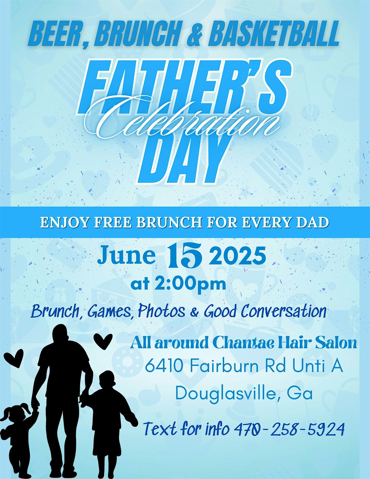 Father's Day Celebration "Beer,Brunch & Basketball"