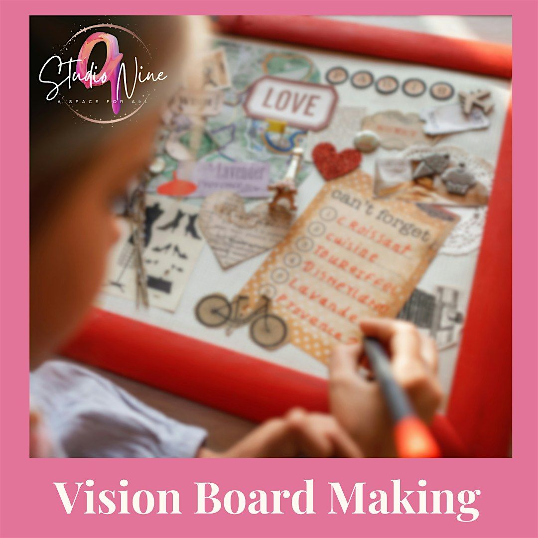 Vision board making 2025