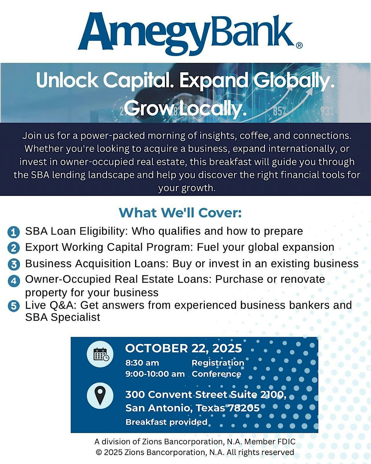 Unlock Capital, Grow Locally, Expand Globally
