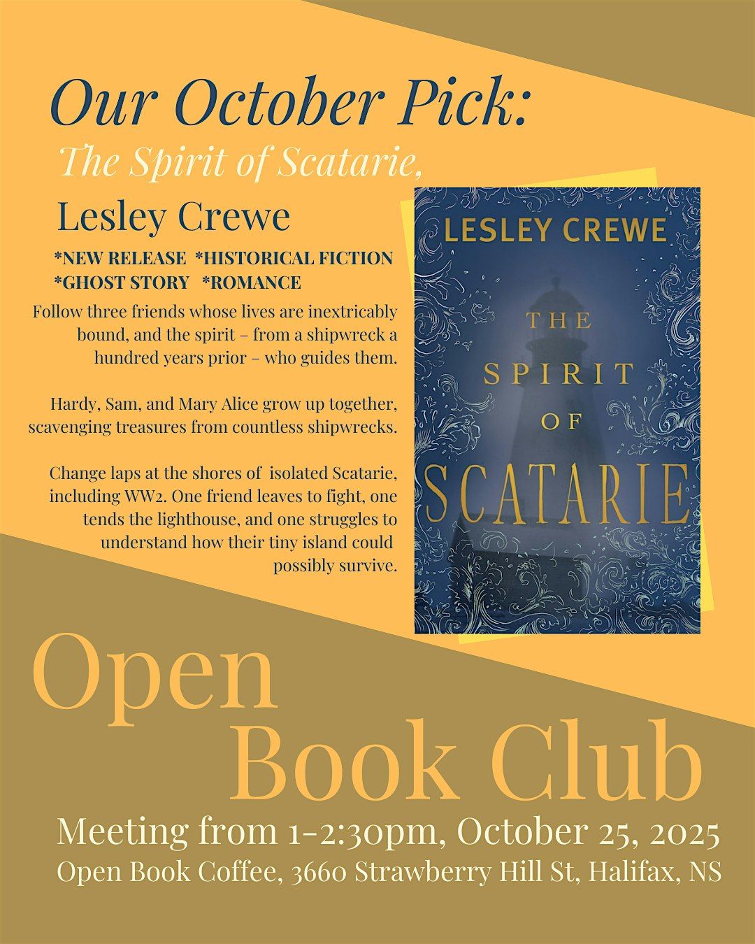 Open Book Club chats The Spirit of Scatarie