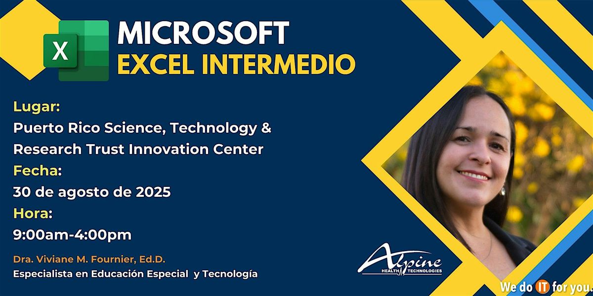 Taller de Excel Intermedio:  Herramientas clave para an\u00e1lisis de datos