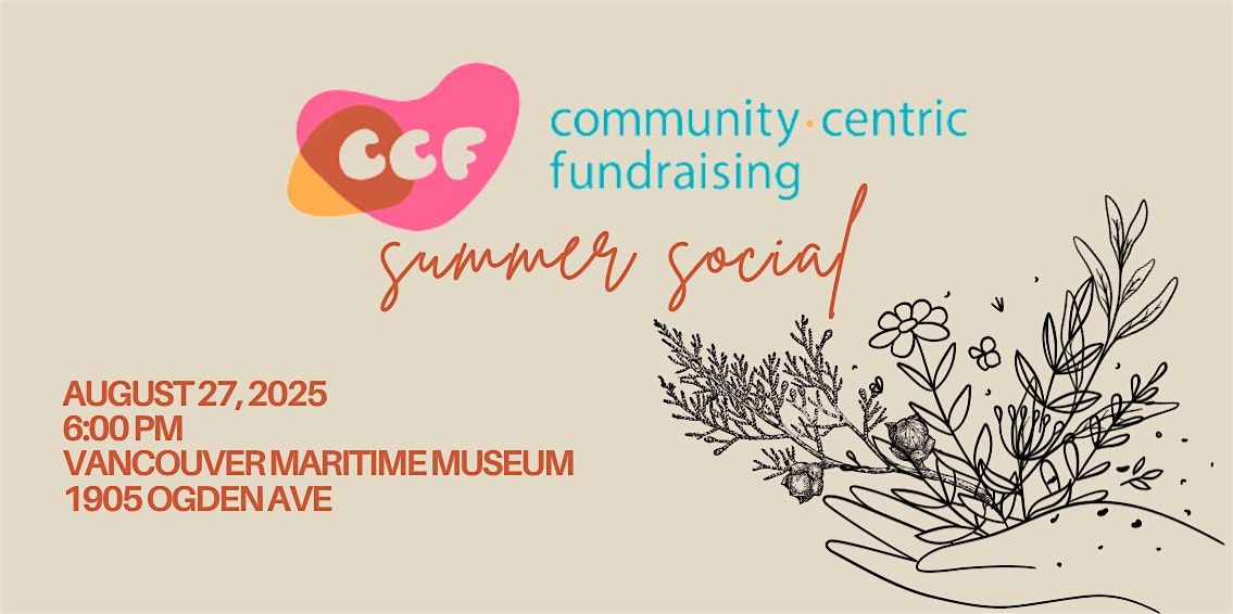 Community-Centric Fundraising Vancouver Summer Social