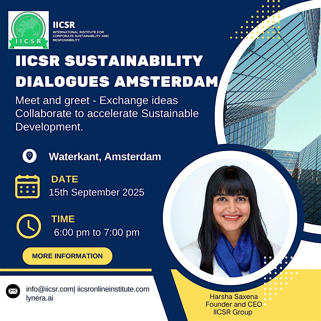 IICSR Sustainability Dialogues Amsterdam