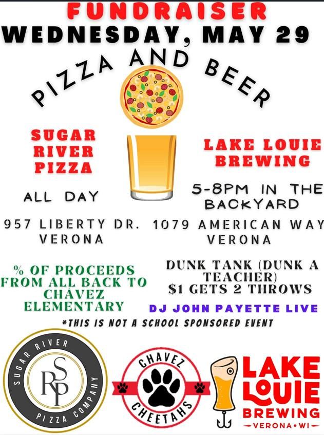 Chavez Sugar River Pizza\/Lake Louie Brewing Night