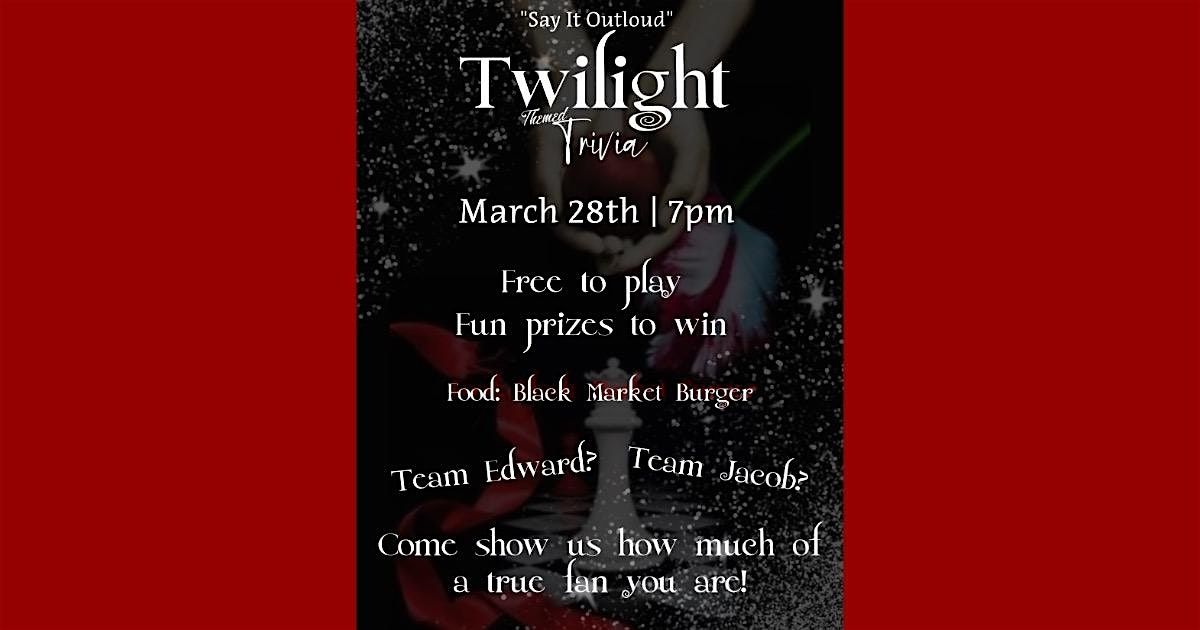 Twilight Themed Trivia