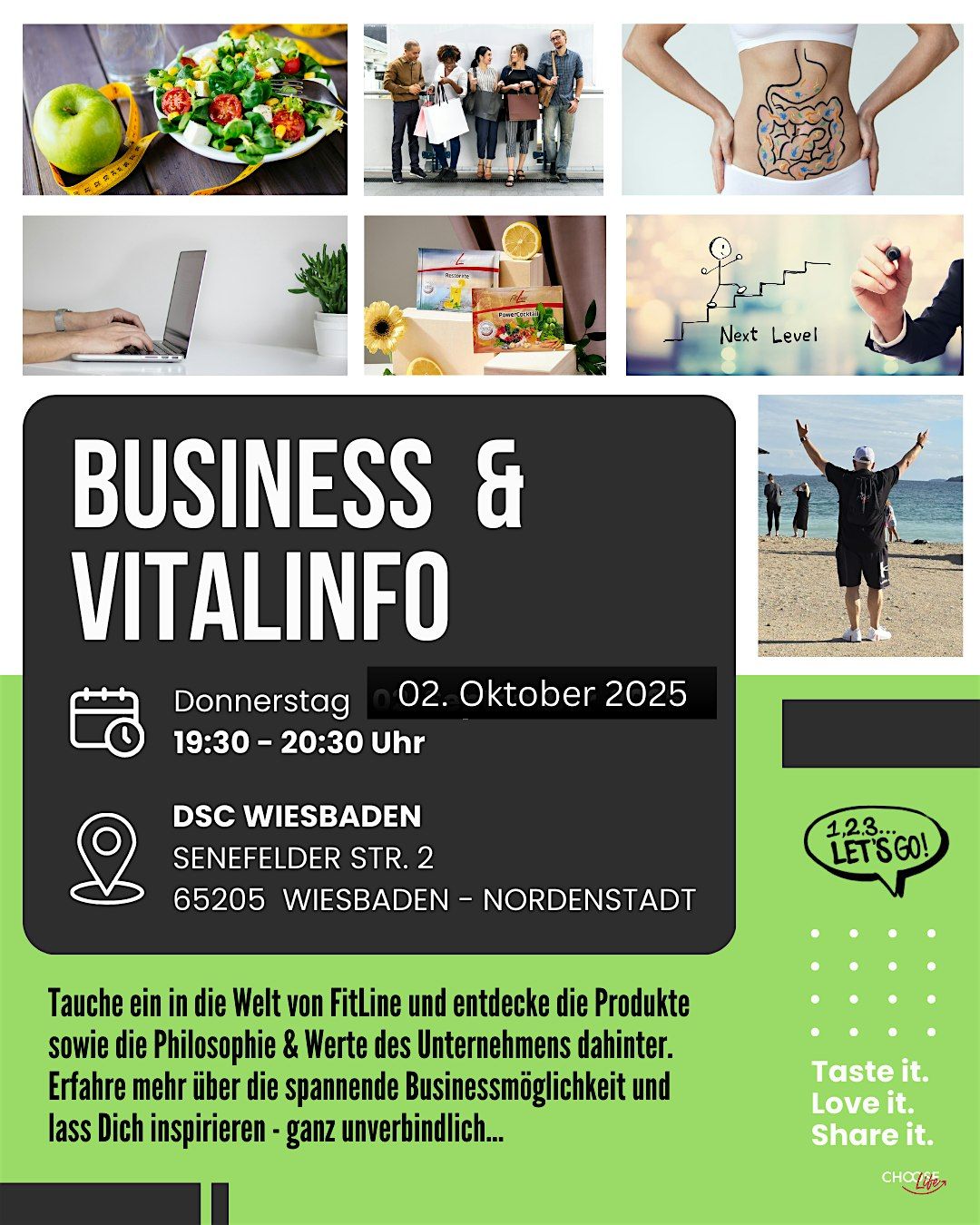 Produkt & Business am 02.10.25 19:30-20:30 Uhr im DSC Wiesbaden