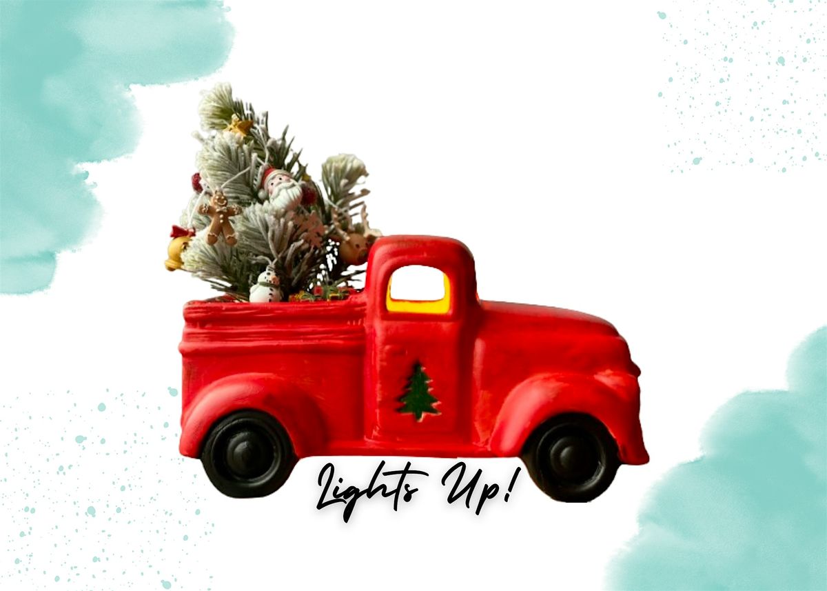 Ceramic  Christmas Truck Painting Workshop