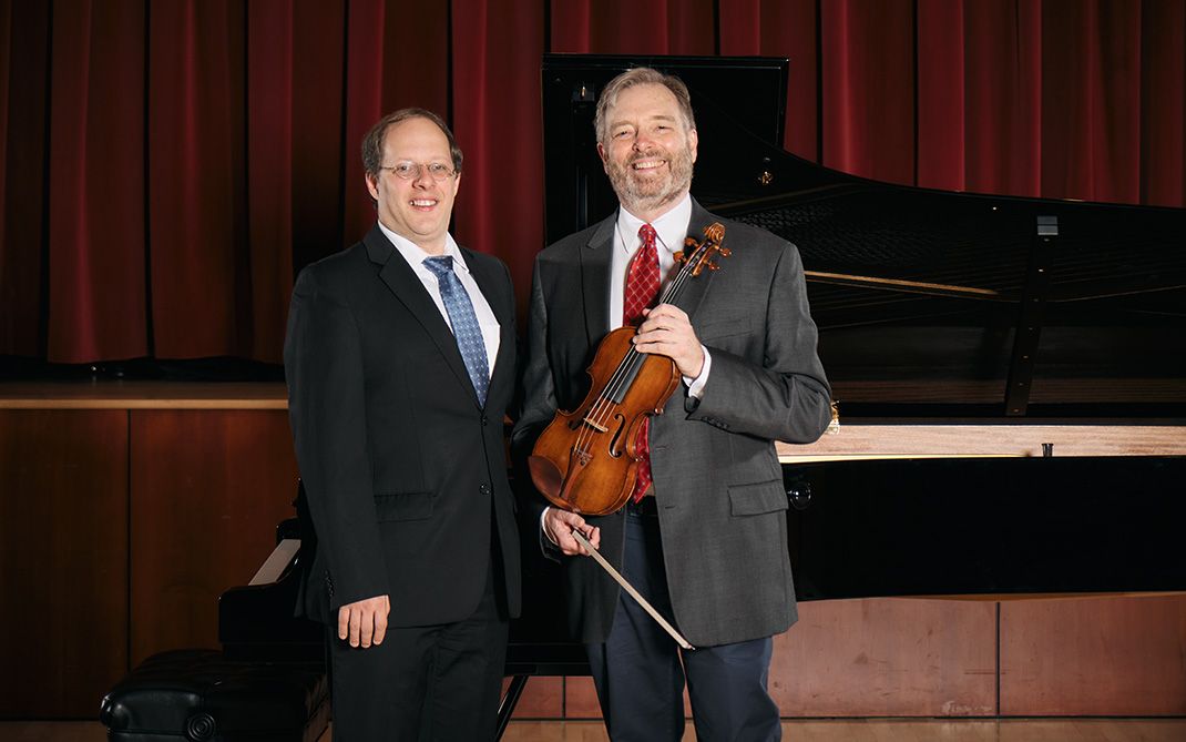 From Ancient Wells: Kevin Lawrence, violin, and Dimitri Shteinberg, piano