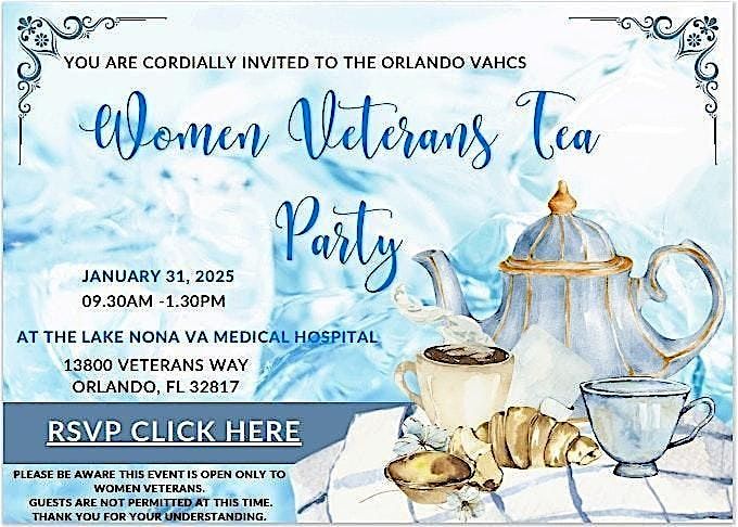 Women Veterans Tea Party