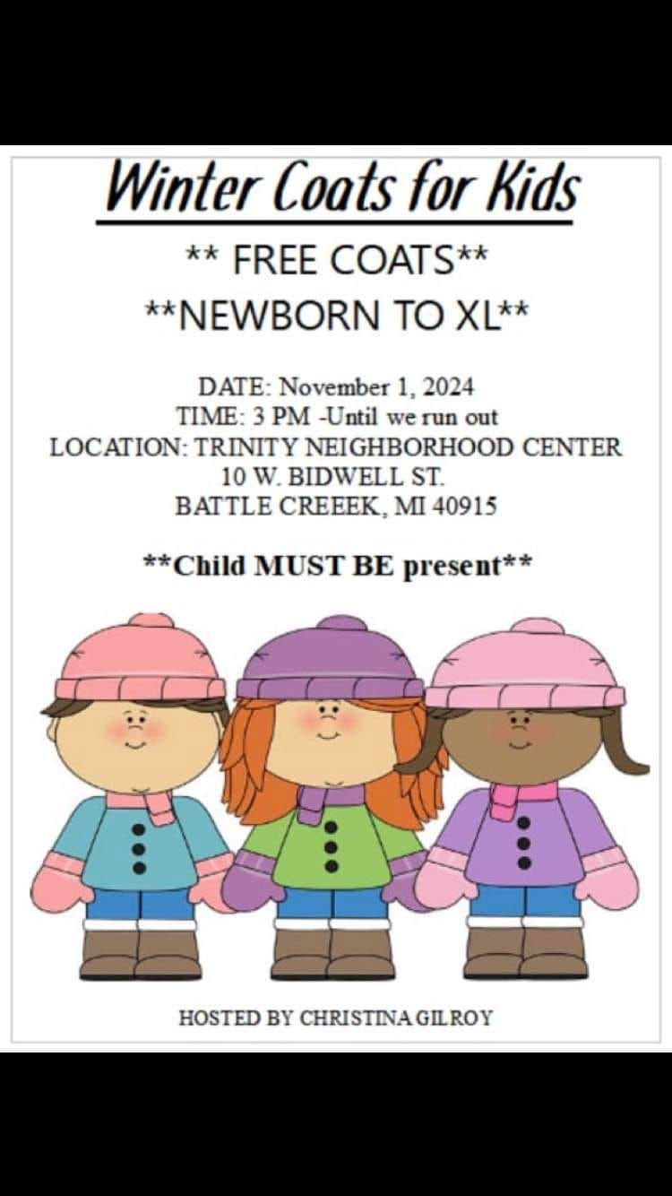 Free Coats for Newborn to XL