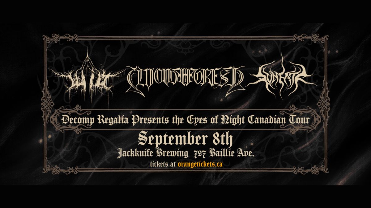 WILT \/\/ SUICIDE FOREST \/\/ SVNEATR (KELOWNA) | September 8 at Jackknife Brewing