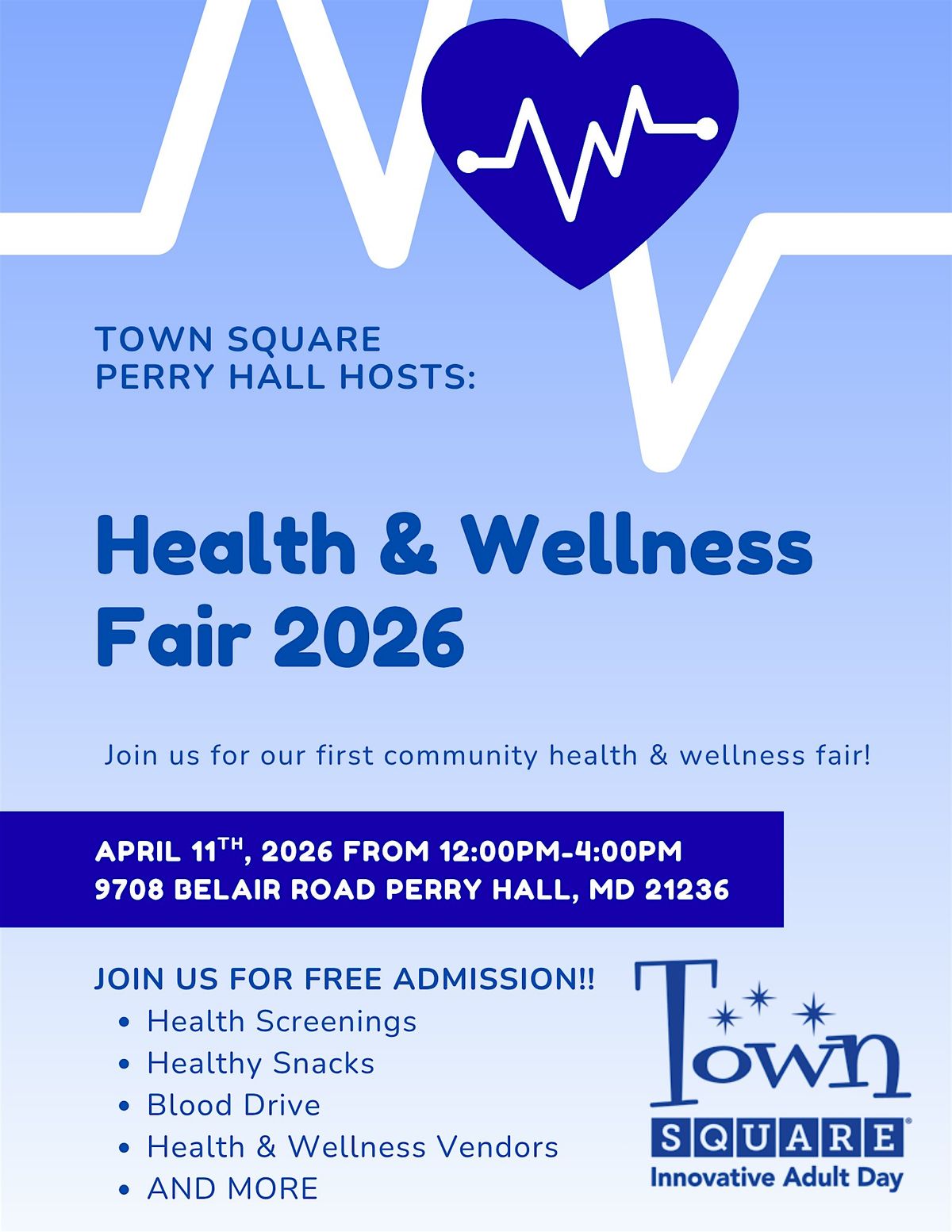 Town Square Perry Hall Health & Wellness Fair