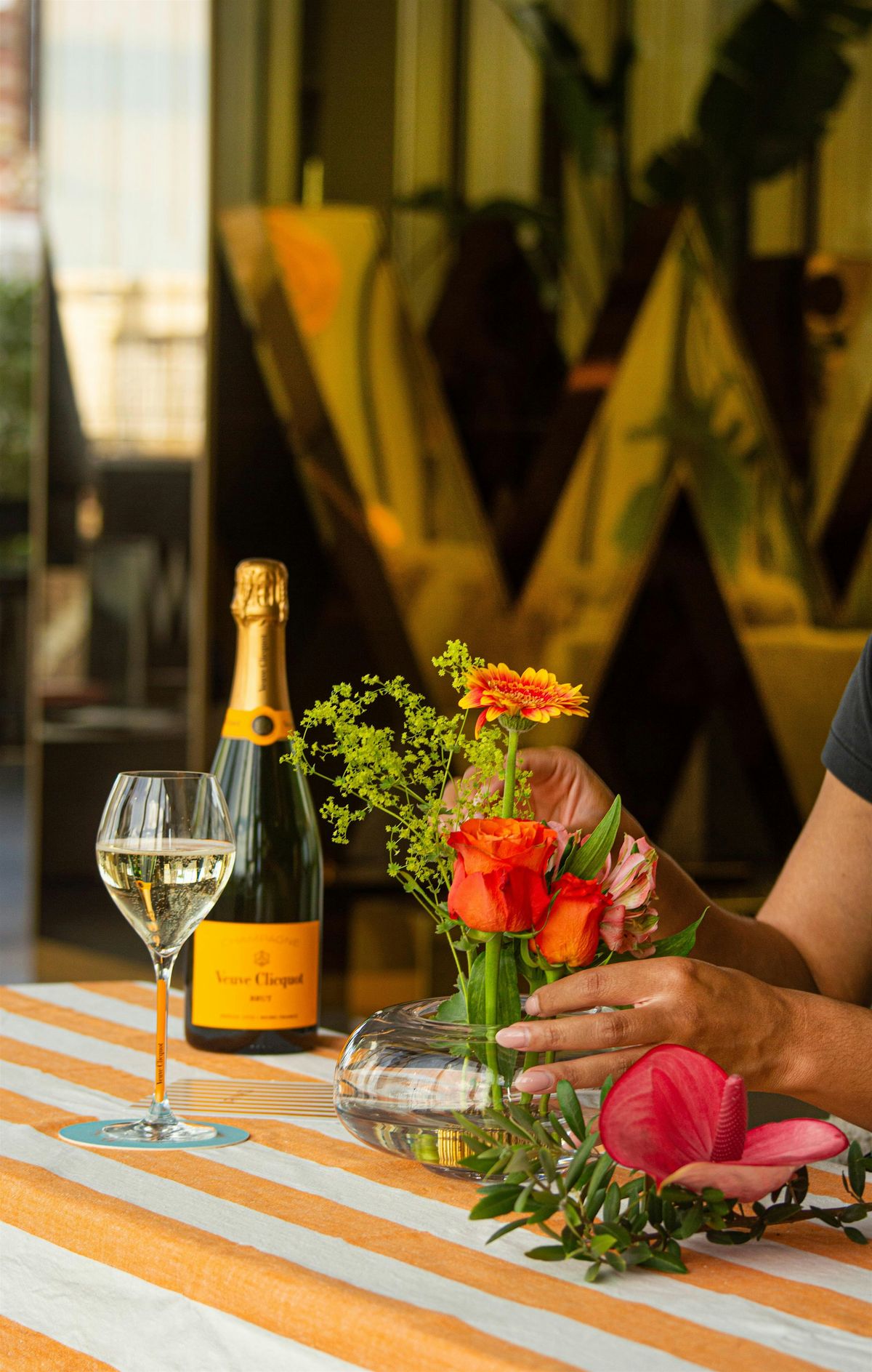 Flower workshop by After Rain x Veuve Clicquot x W Amsterdam