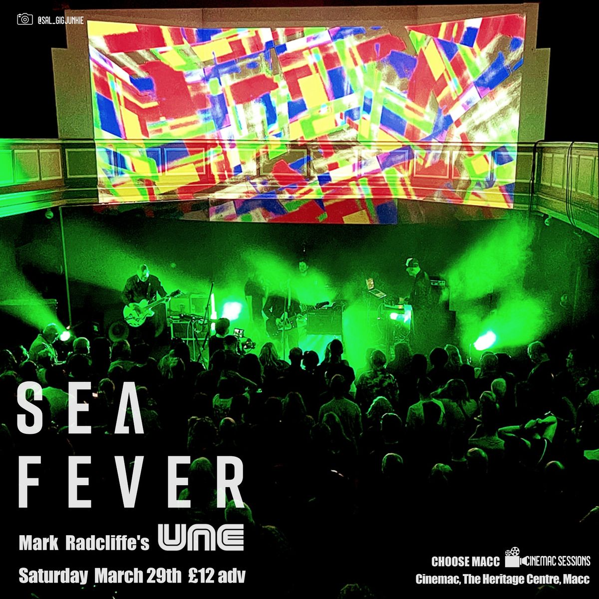 Sea Fever at Cinemac Cinema with Support from Mark Radcliffe's Une