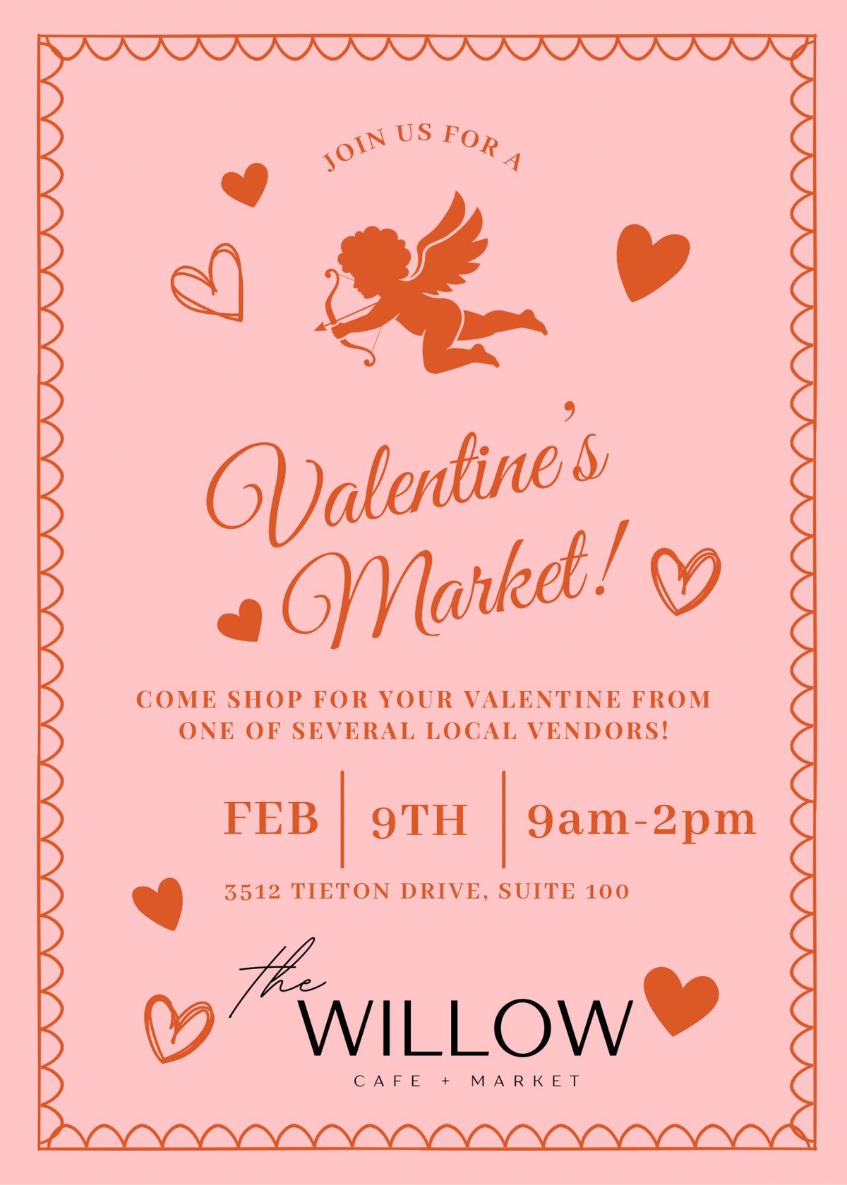 \u201cValentine\u2019s Market\u201d at The Willow