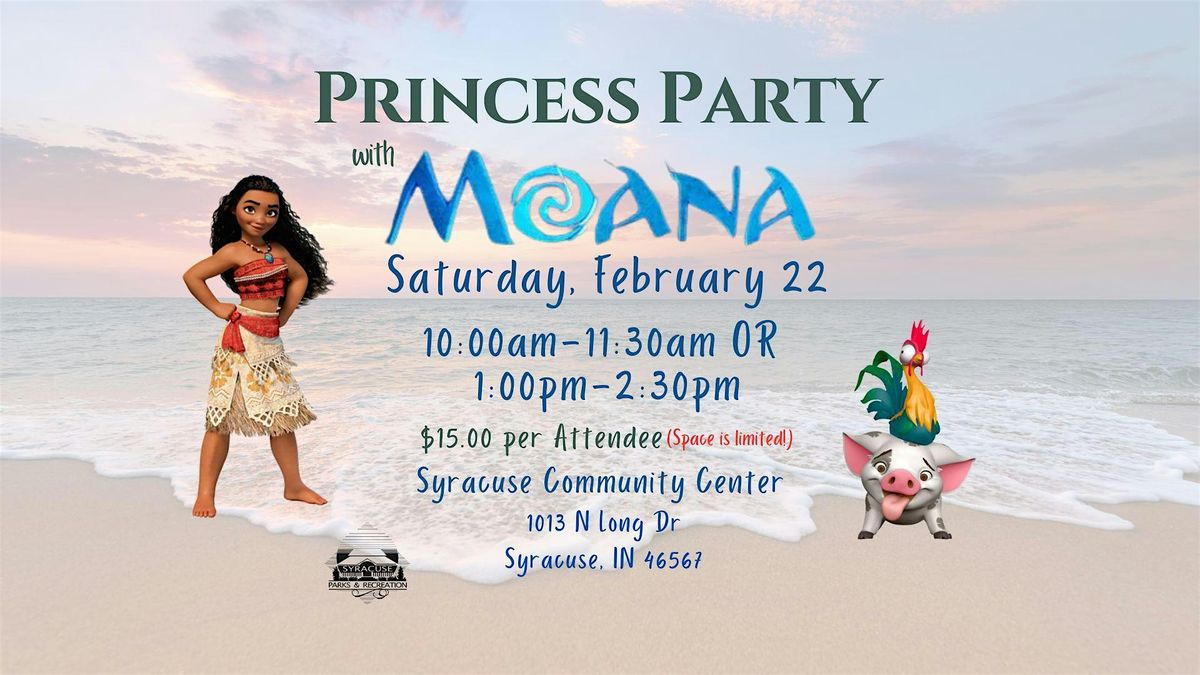 Princess Party with Moana