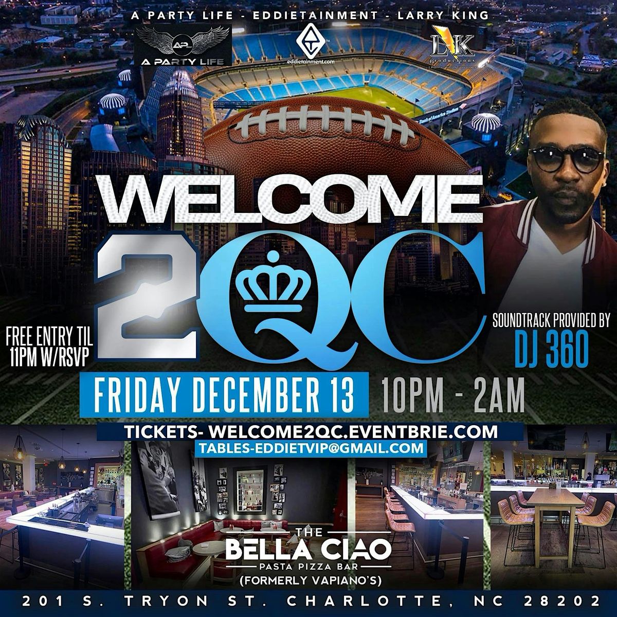 WELCOME 2 QC | Cowboys vs Panthers w\/DJ 360