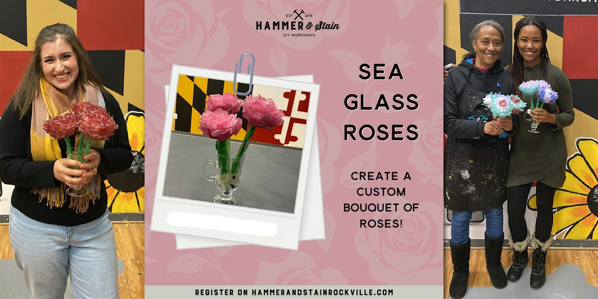 Sea Glass Roses