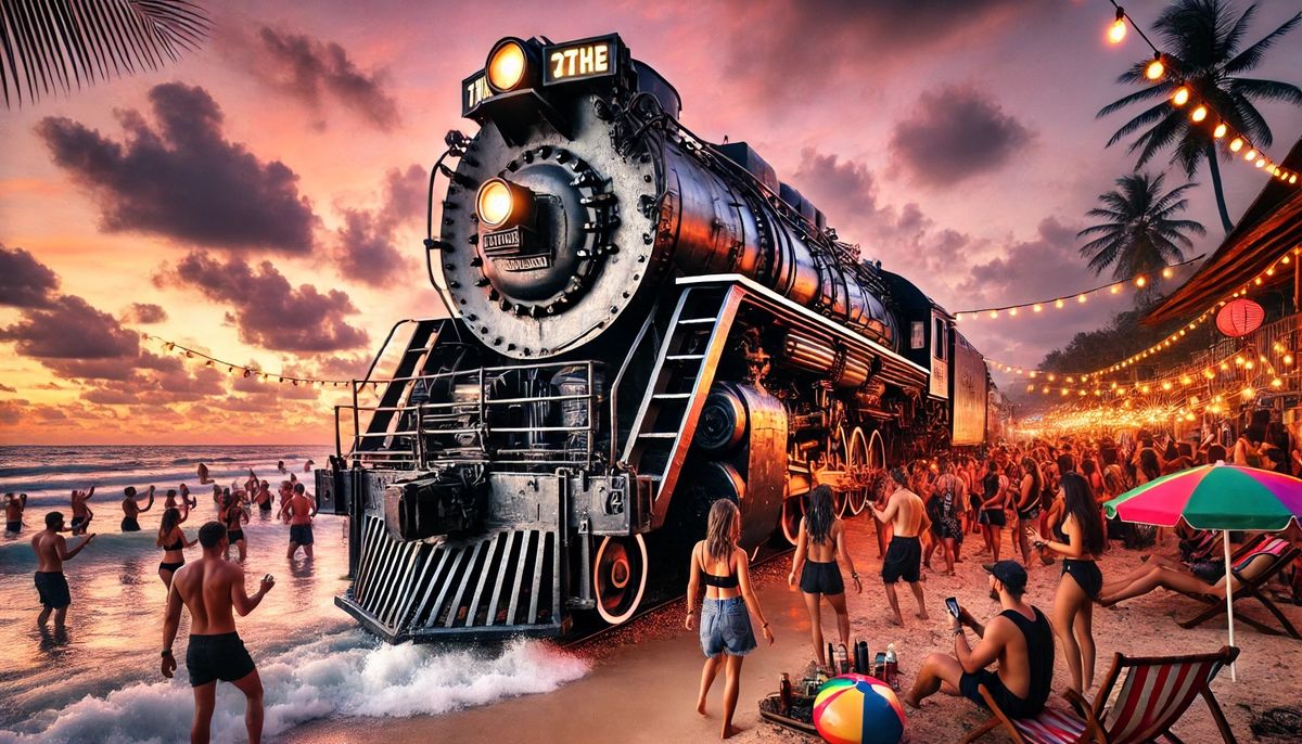 New Years Eve  Boogie Train Beach Party