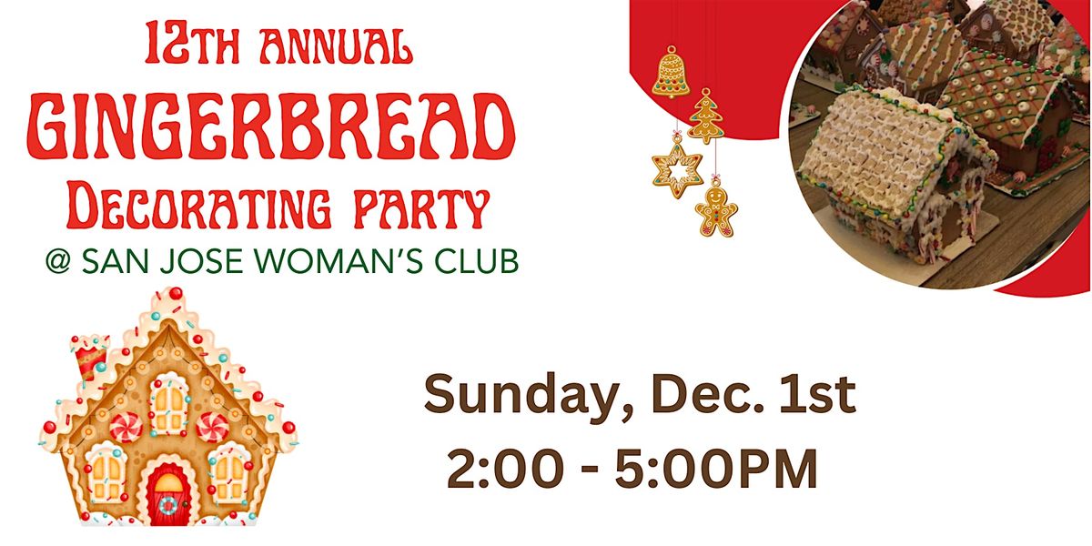 12th Annual Gingerbread House Decorating Party