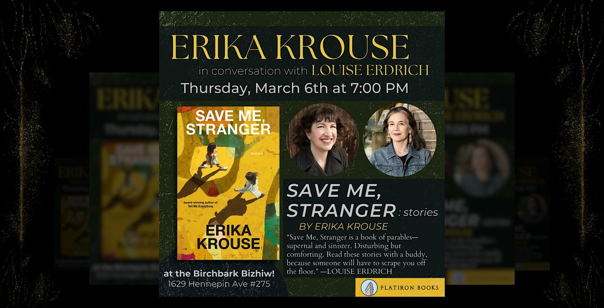 Erika Krouse in Conversation with Louise Erdrich