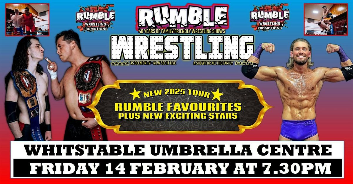 Rumble Wrestling 2025 Tour  comes to Whitstable