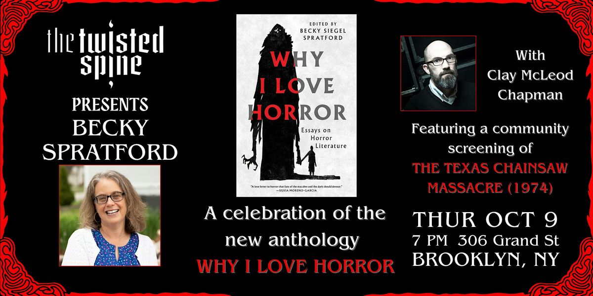 WHY I LOVE HORROR with Becky Spratford & Clay McLeod Chapman