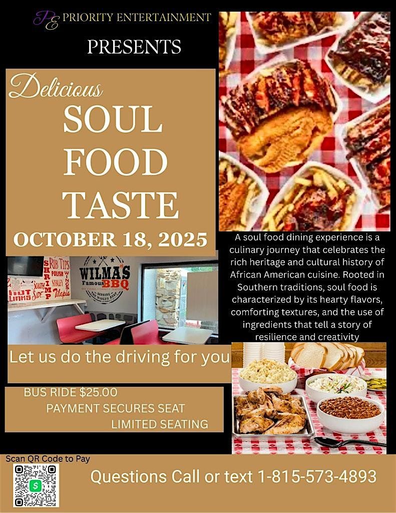Soul Food Tasting with Priority Entertainment